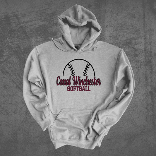 Canal Winchester Softball Hooded Sweatshirt