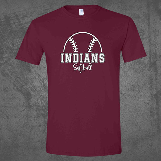 INDIANS Softball Softstyle T-Shirt (Copy)