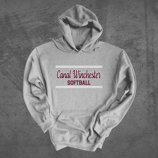 Canal Winchester Softball Hooded Sweatshirt