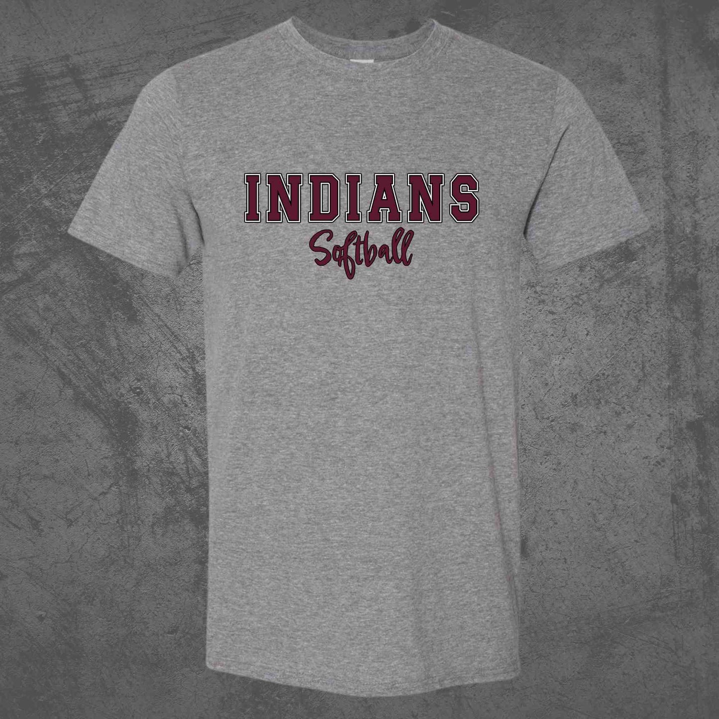 Indians Softball Softstyle T-Shirt