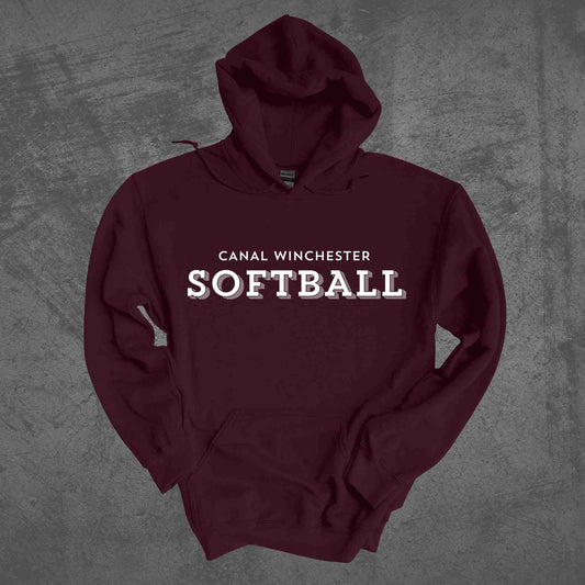 Canal Winchester Softball Hooded Sweatshirt